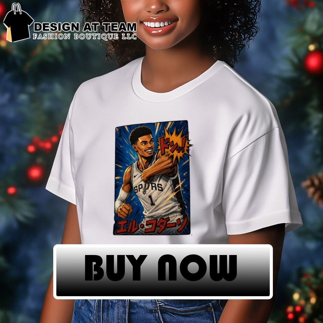 El Codazo Victor Wembanyama elbow San Antonio Spurs Basketball Japanese style shirt