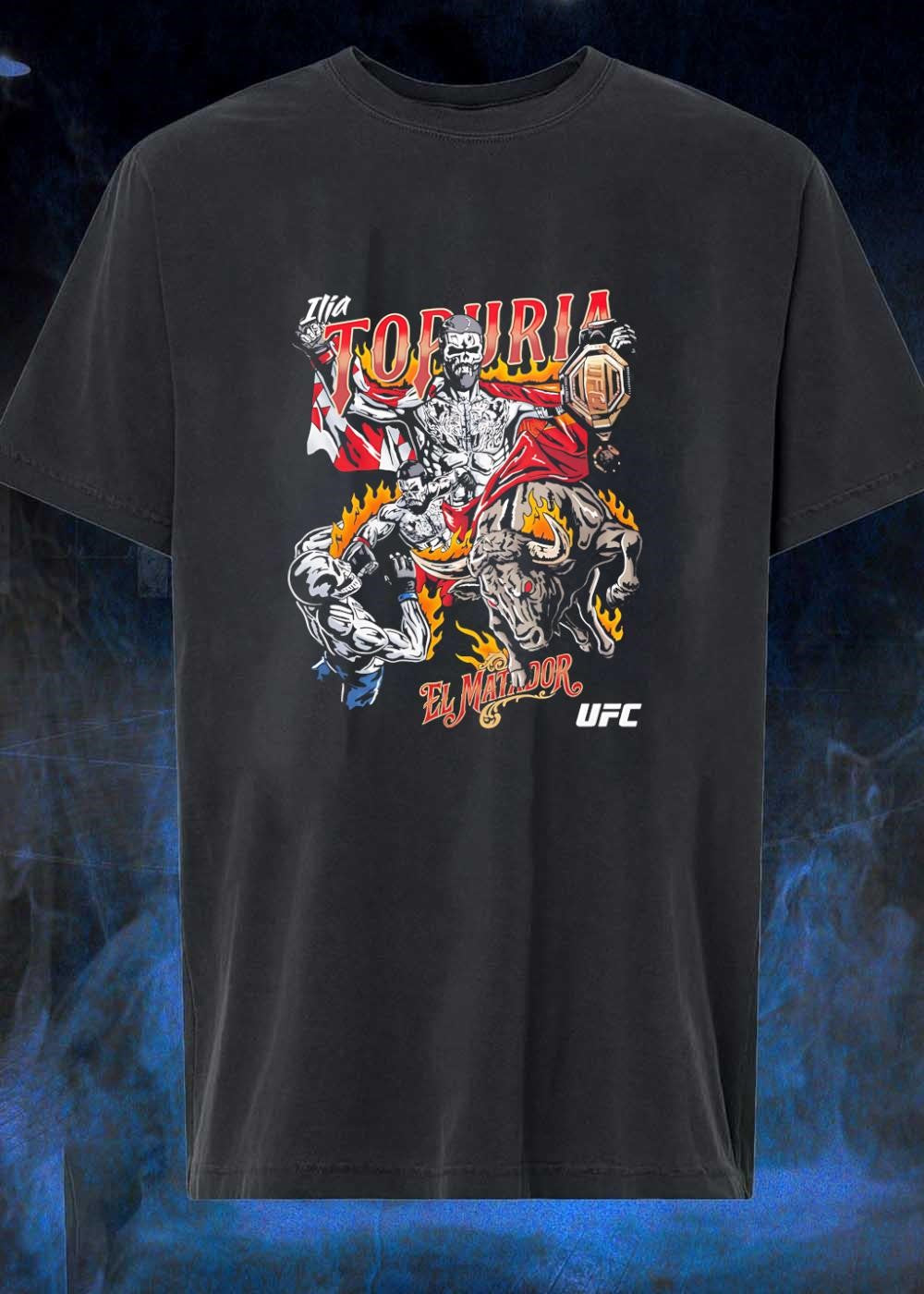 El Matador Ilia Topuria Fighting Bull UFC Championship shirt