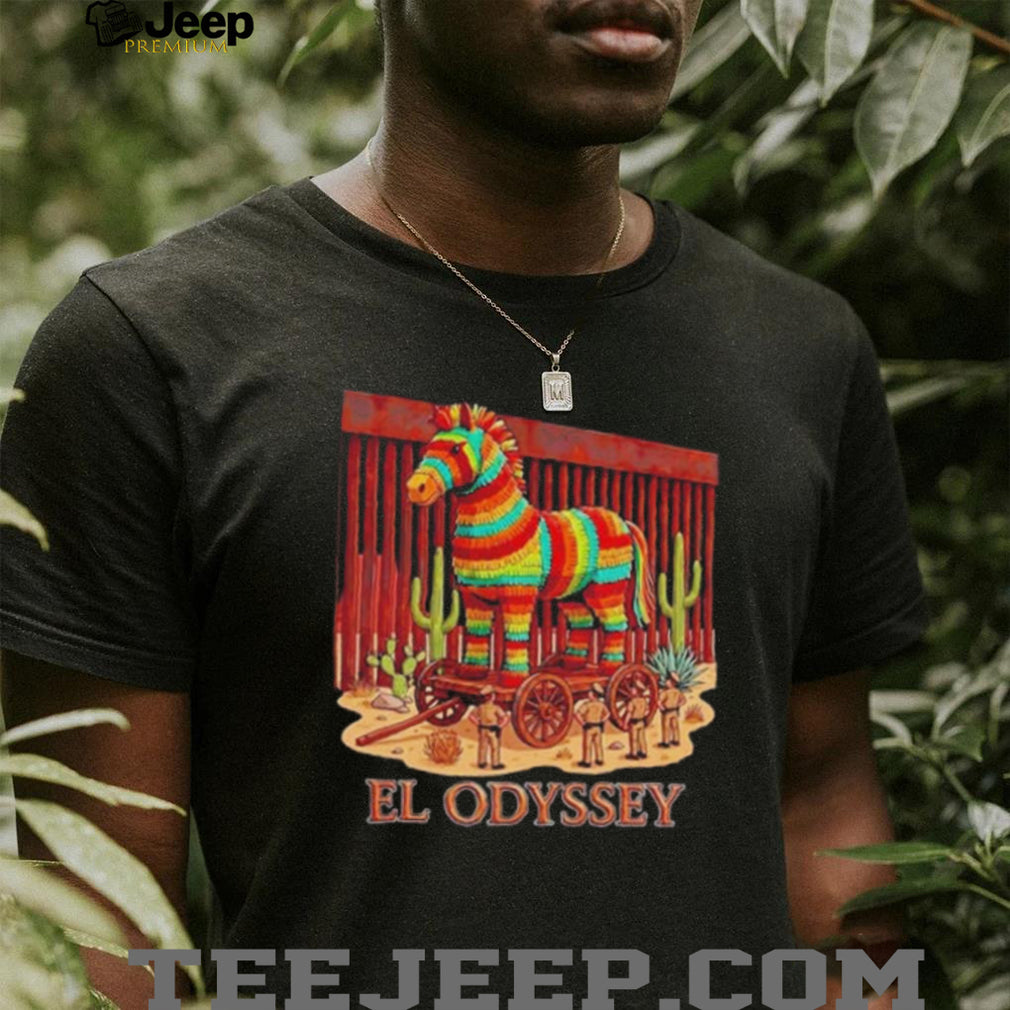 El Odyssey Trojan Horse Border Patrol Pinata shirt