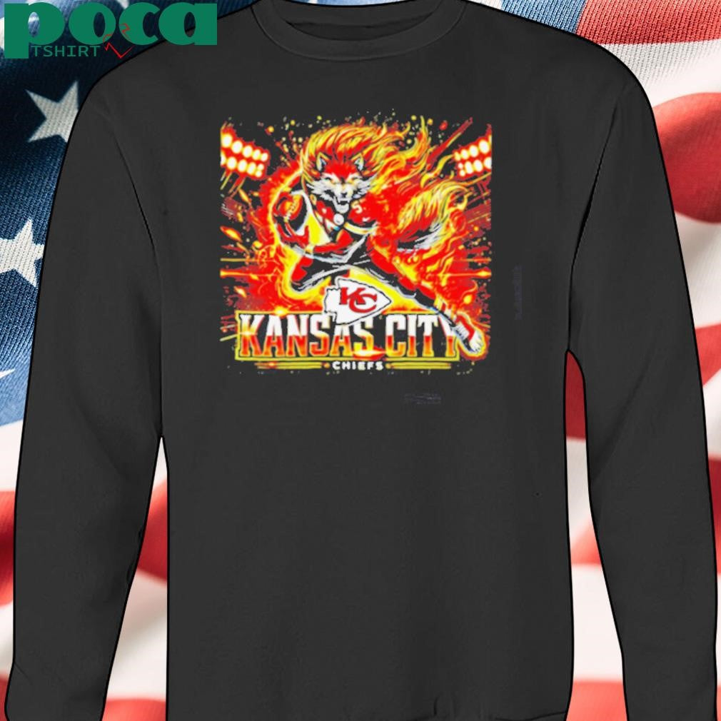 Electrifying Kansas City Chiefs Transparent mascot 2025 shirt