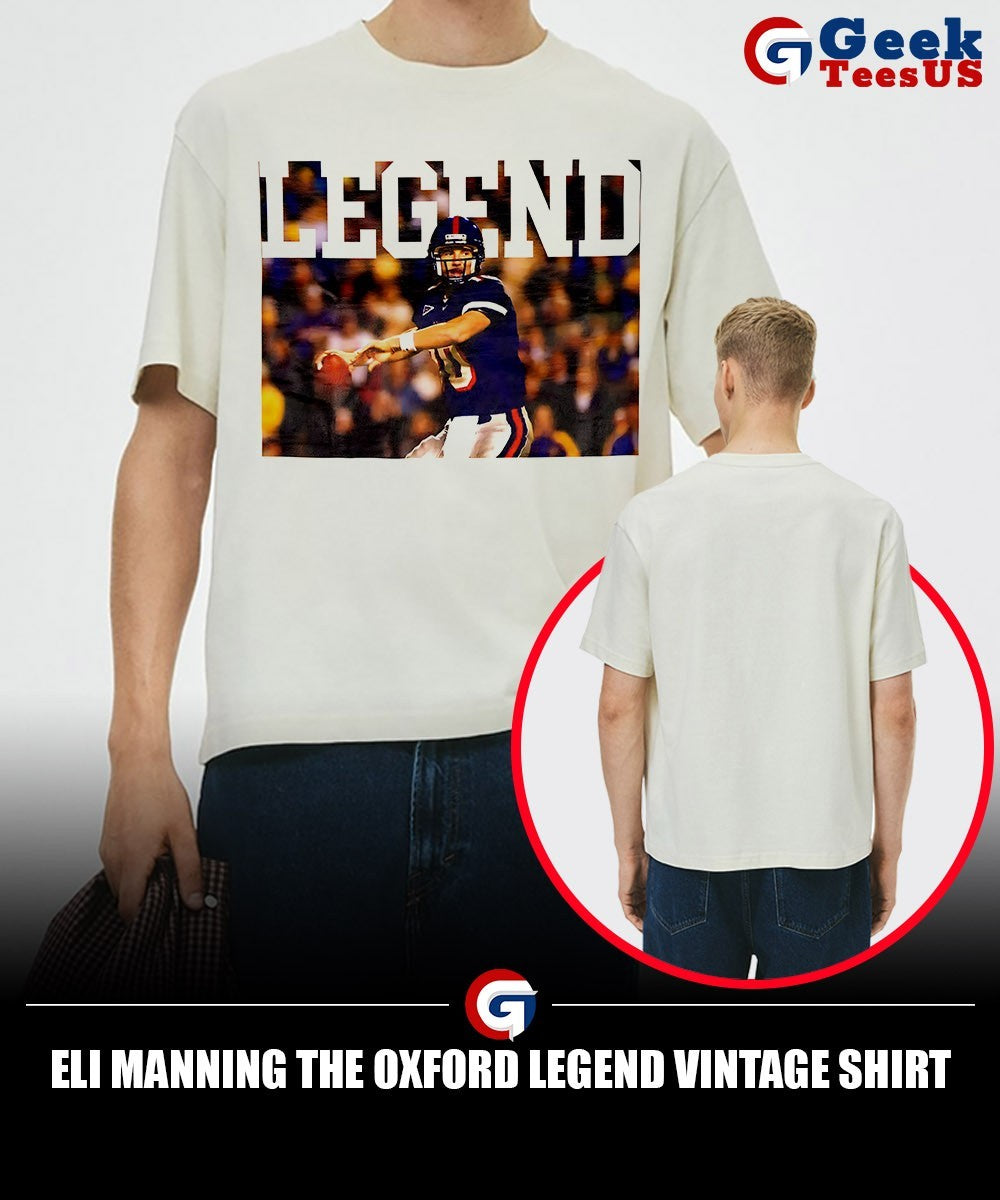 Eli Manning the Oxford Legend vintage shirt