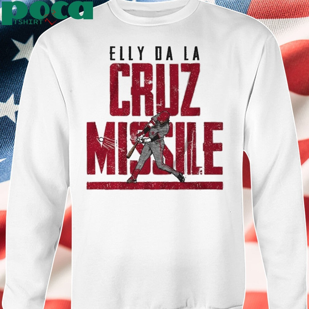 Elly De La Cruz Cincinnati Reds missile off the bat shirt