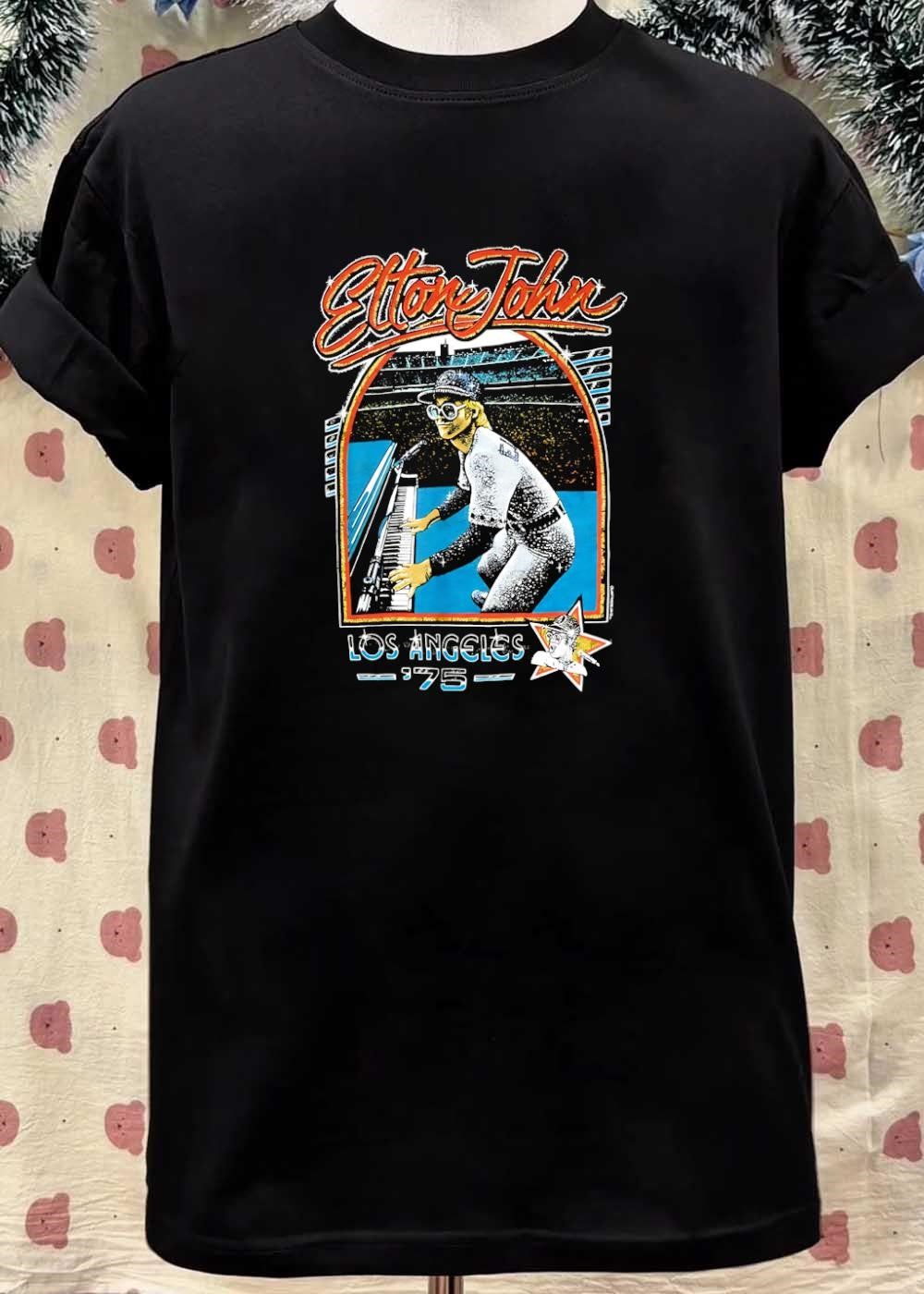 Elton John Playing Piano Los Angeles 75 shirt