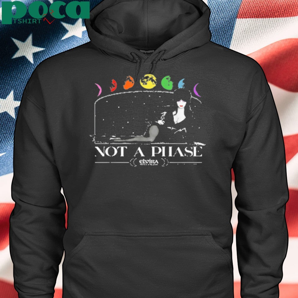 Elvira It’s Not a Phase Pride Rainbow Moon Retro shirt