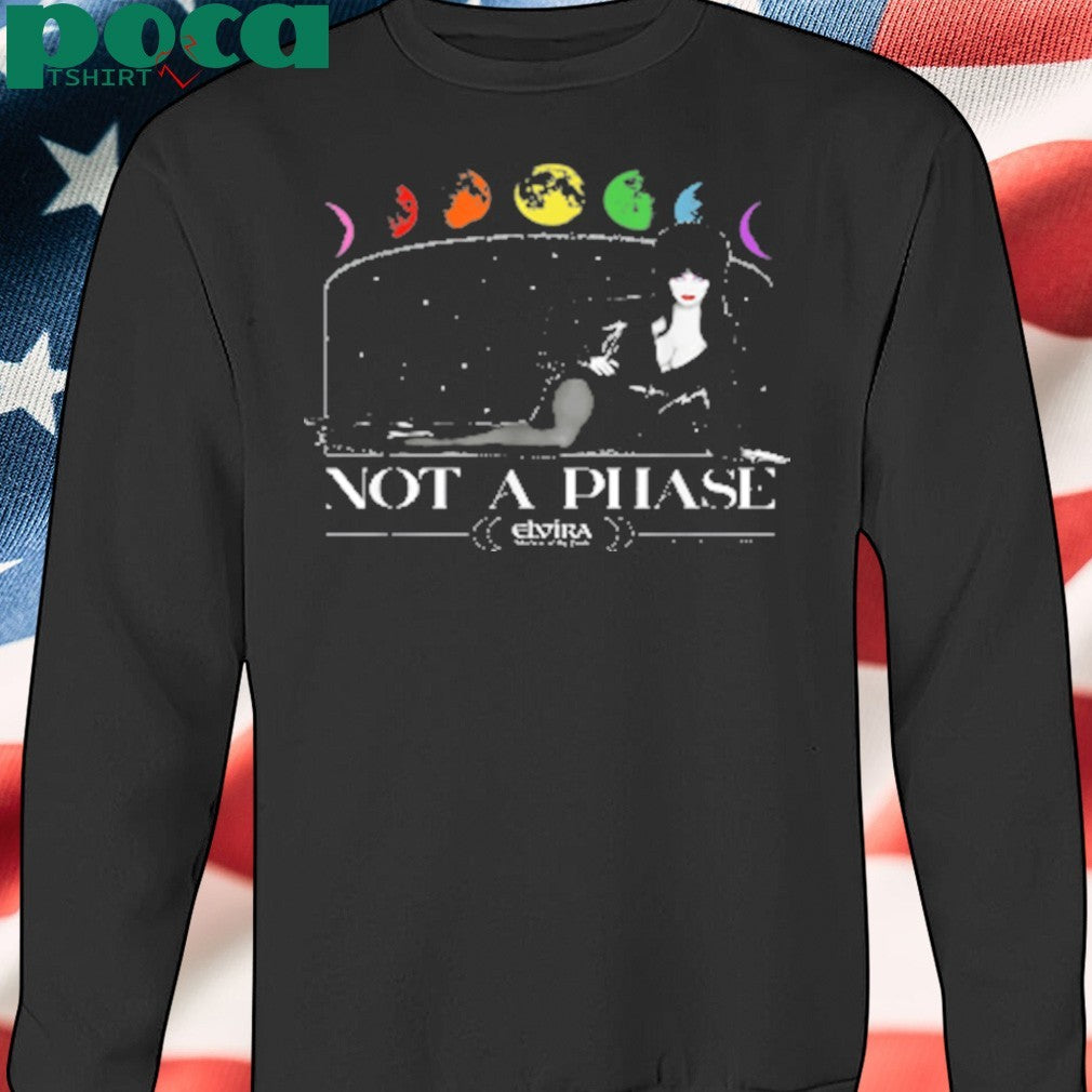 Elvira It’s Not a Phase Pride Rainbow Moon Retro shirt