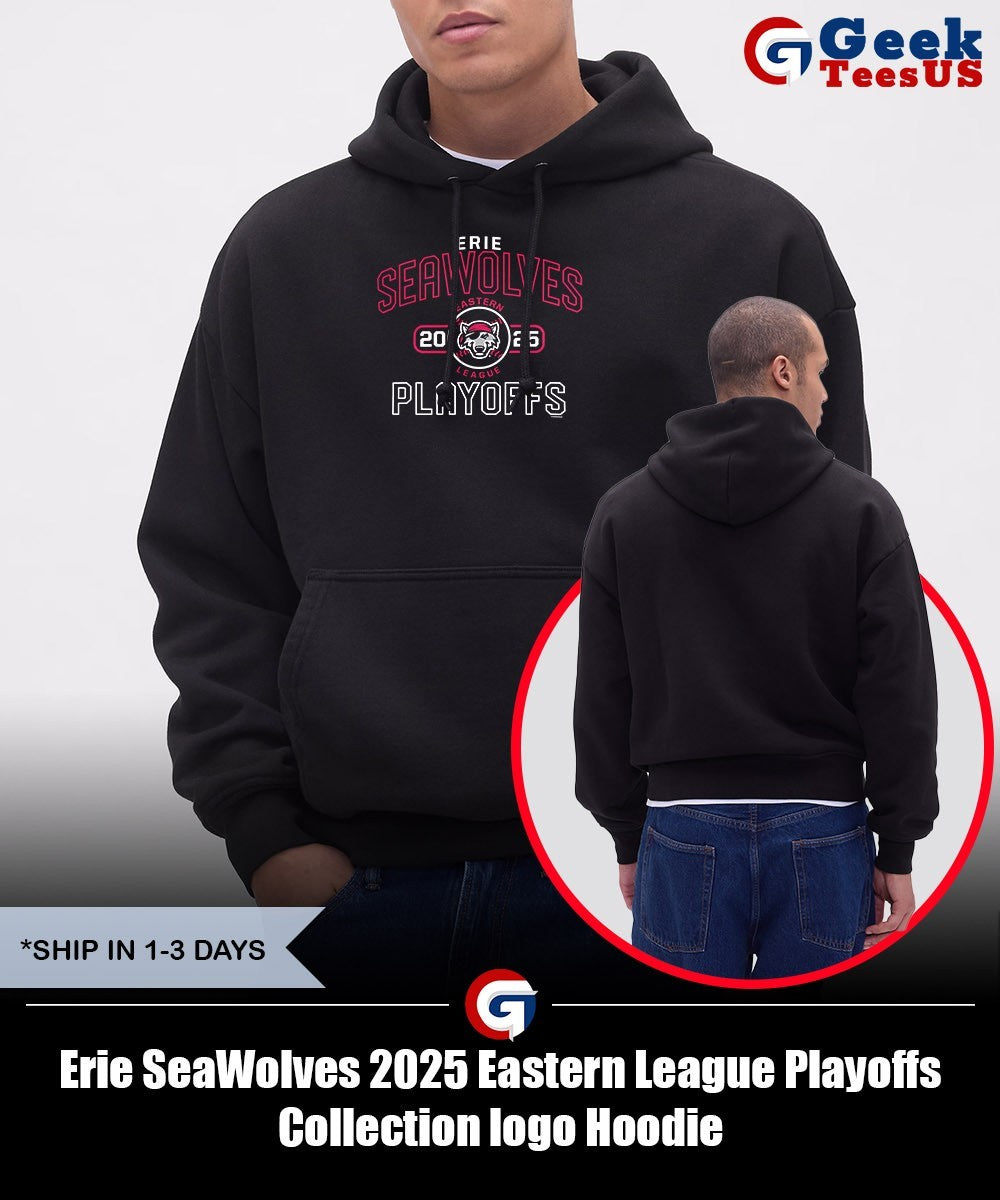 Erie SeaWolves 2025 Eastern League Playoffs Collection logo shirt