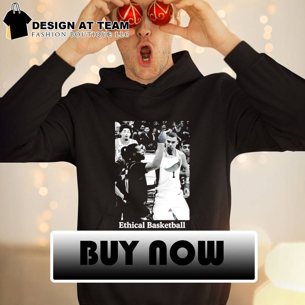 Ethical basketball Victor-Wembanyama elbow on Naz-Reid San Antonio Spurs and Minnesota Timberwolves NBA Playoffs 2026 shirt