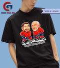 Evgeny Kuznetsov and Alex Ovechkin Caps Connection Hockey caricatures shirt