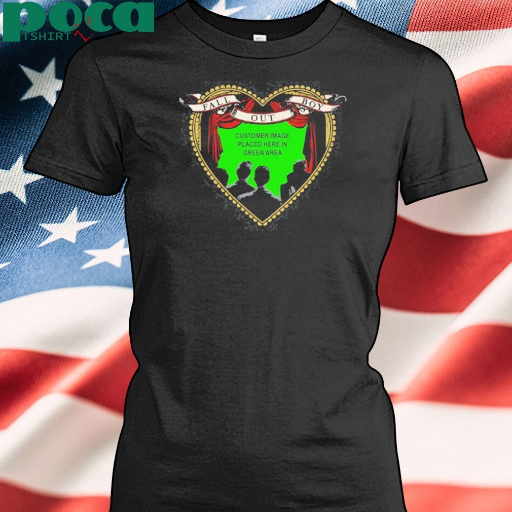 Fall Out Boy Album Cover Heart Customizable Shirt