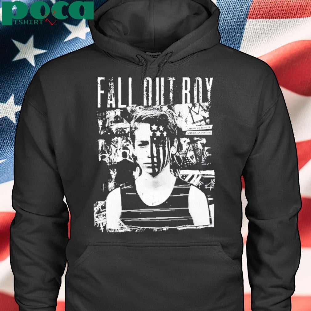 Fall Out Boy American Beauty American Pyscho Cover Black shirt