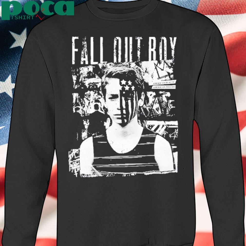 Fall Out Boy American Beauty American Pyscho Cover Black shirt