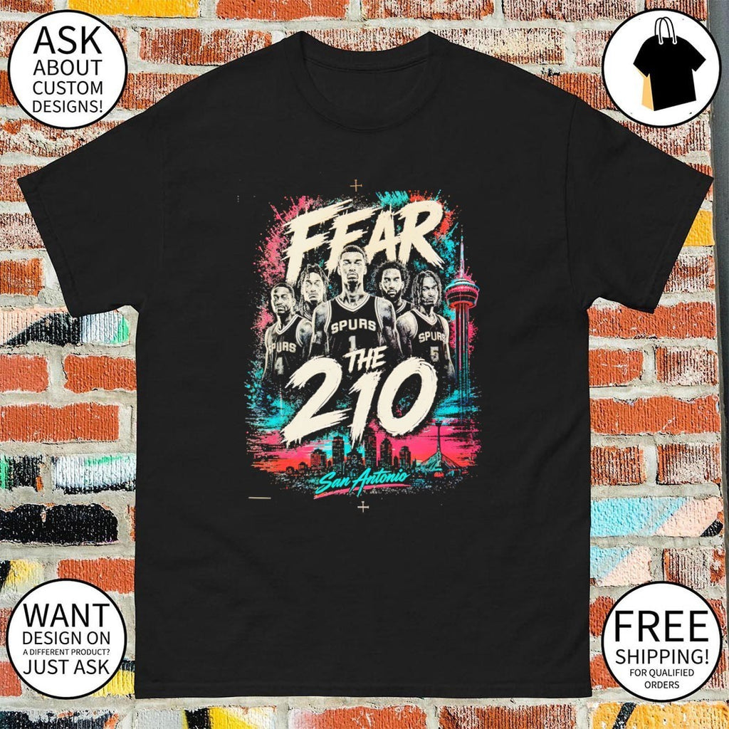 Fear the 210 San Antonio Spurs Basketball NBA vintage shirt