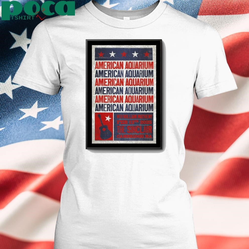 February 13 2025 Cambridge MA The Sinclair American Aquarium Poster shirt