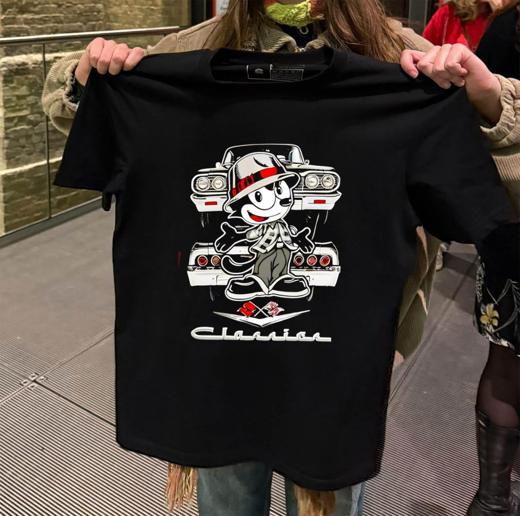 Felix the Cat Classic Chevy Lowrider Chicano Style shirt