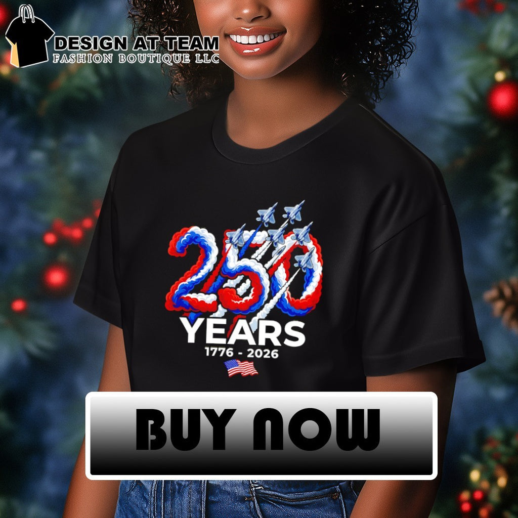 Fighter Jets United States Air Force 250 Years 1776 2026 patriotic 4th of July shirt