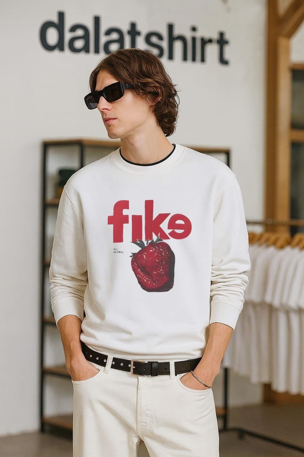 Fike All Natural Strawberry Red shirt