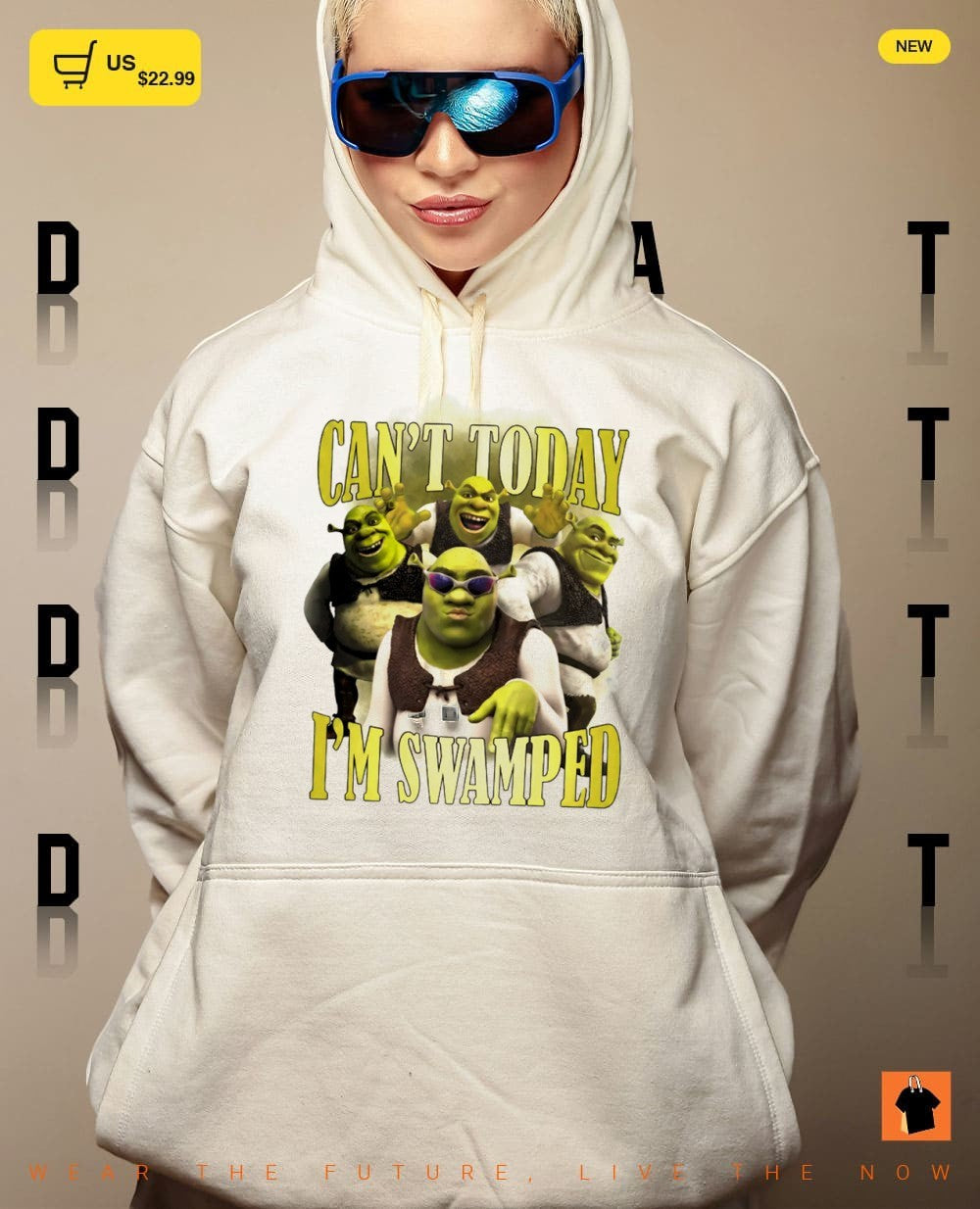 Fiona and Shrek Can’t Today I’m Swamped shirt