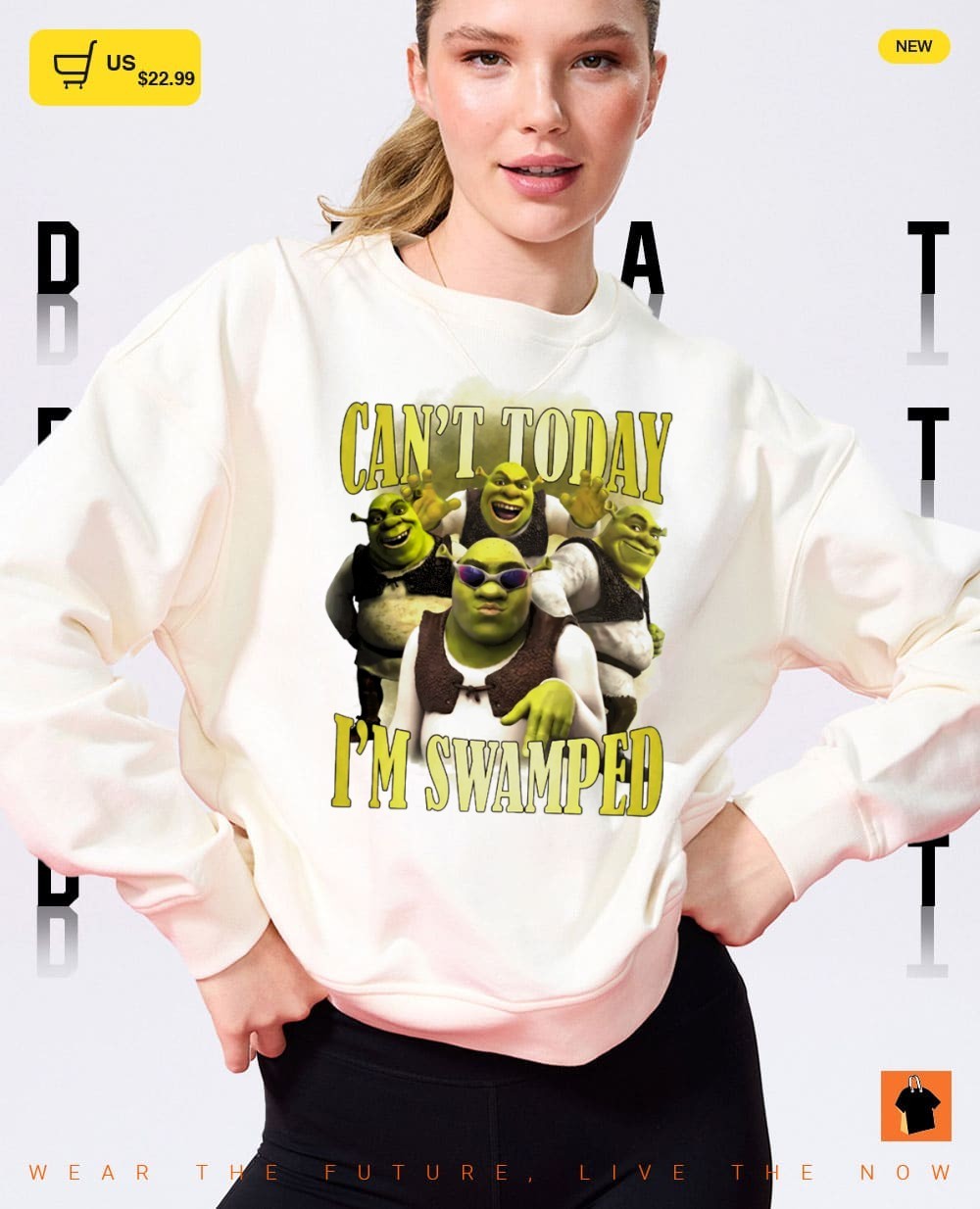 Fiona and Shrek Can’t Today I’m Swamped shirt