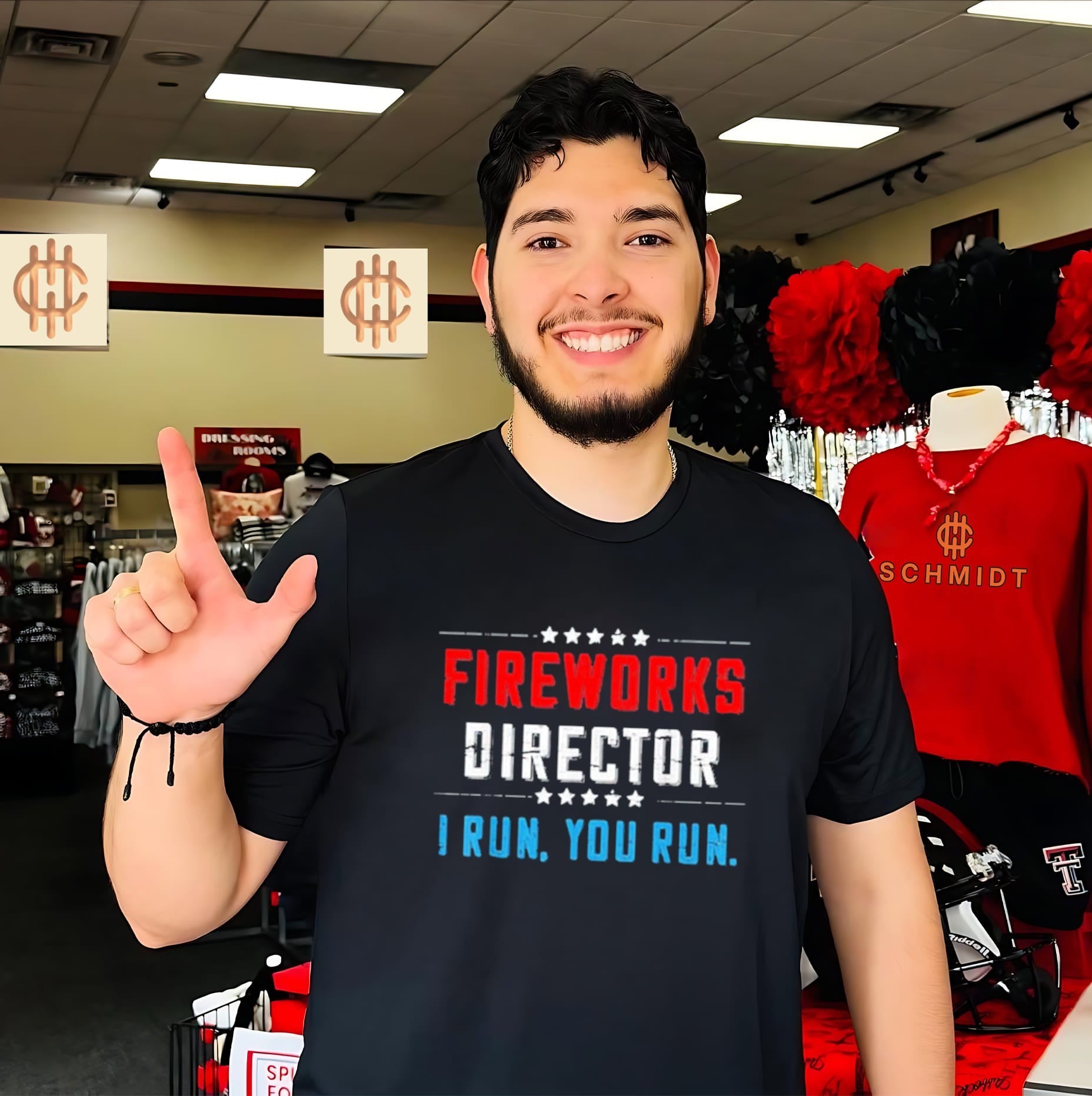 Fireworks Director I Run You Run Fourth of July shirt