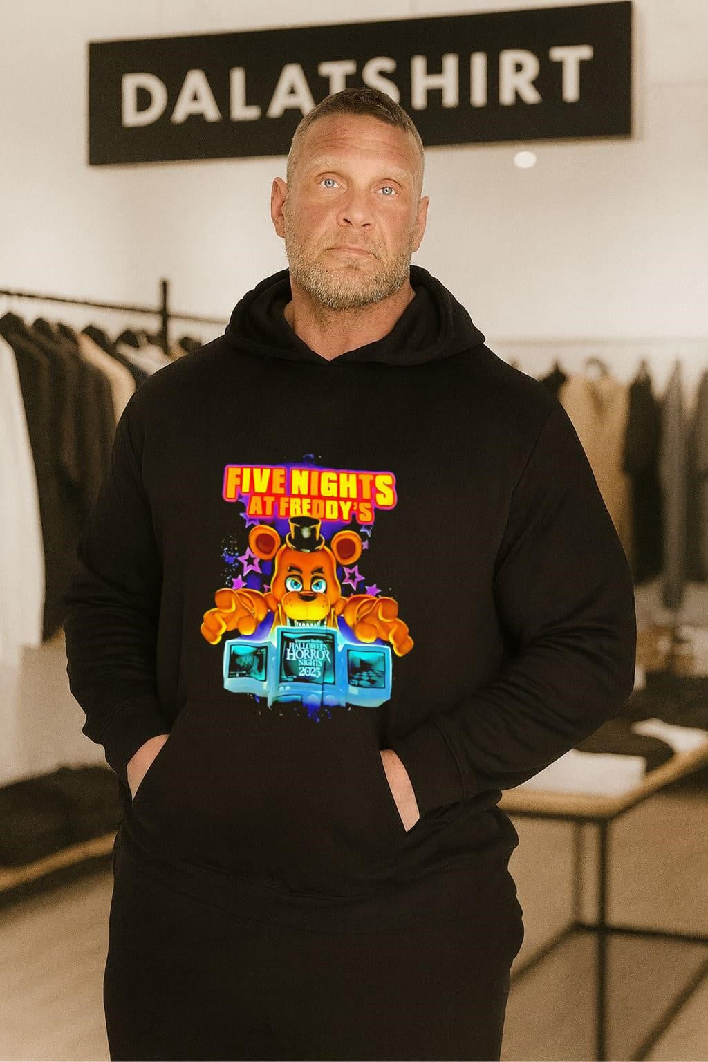 Five Nights At Freddy_s Halloween Horror Nights 2025 Video Game shirt