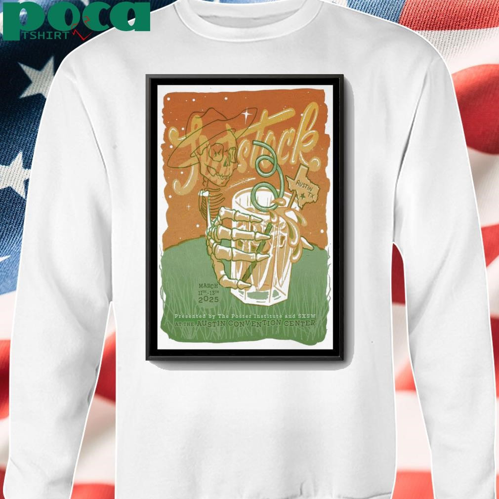 Flatstock March 11-13, 2025 Austin Texas Event Poster shirt