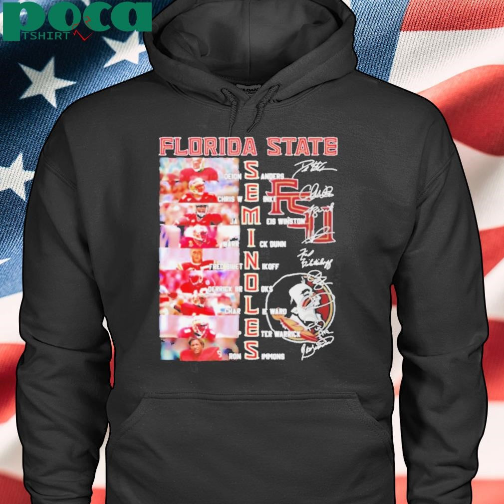 Florida State Seminoles name photo and signature shirt