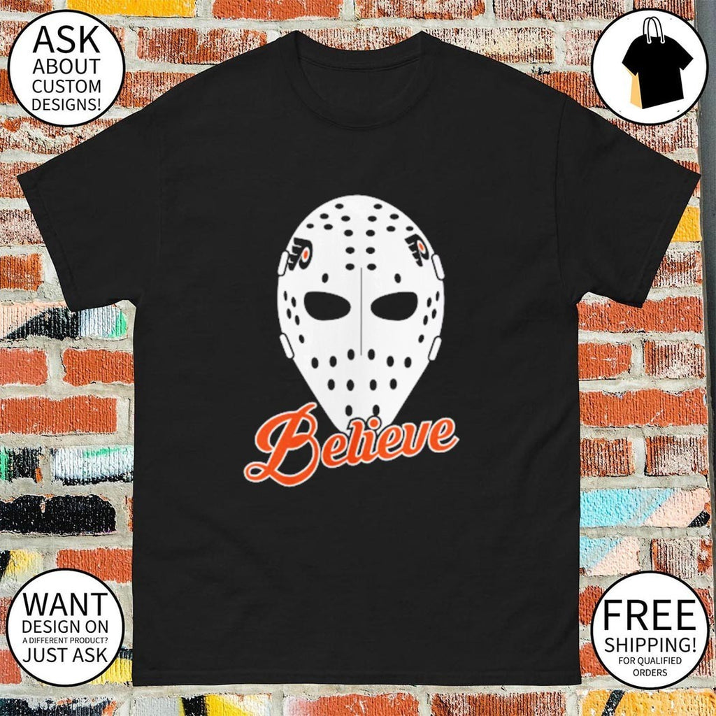 Flyers mask 3.8% 2026 Believe Philadelphia Flyers shirt