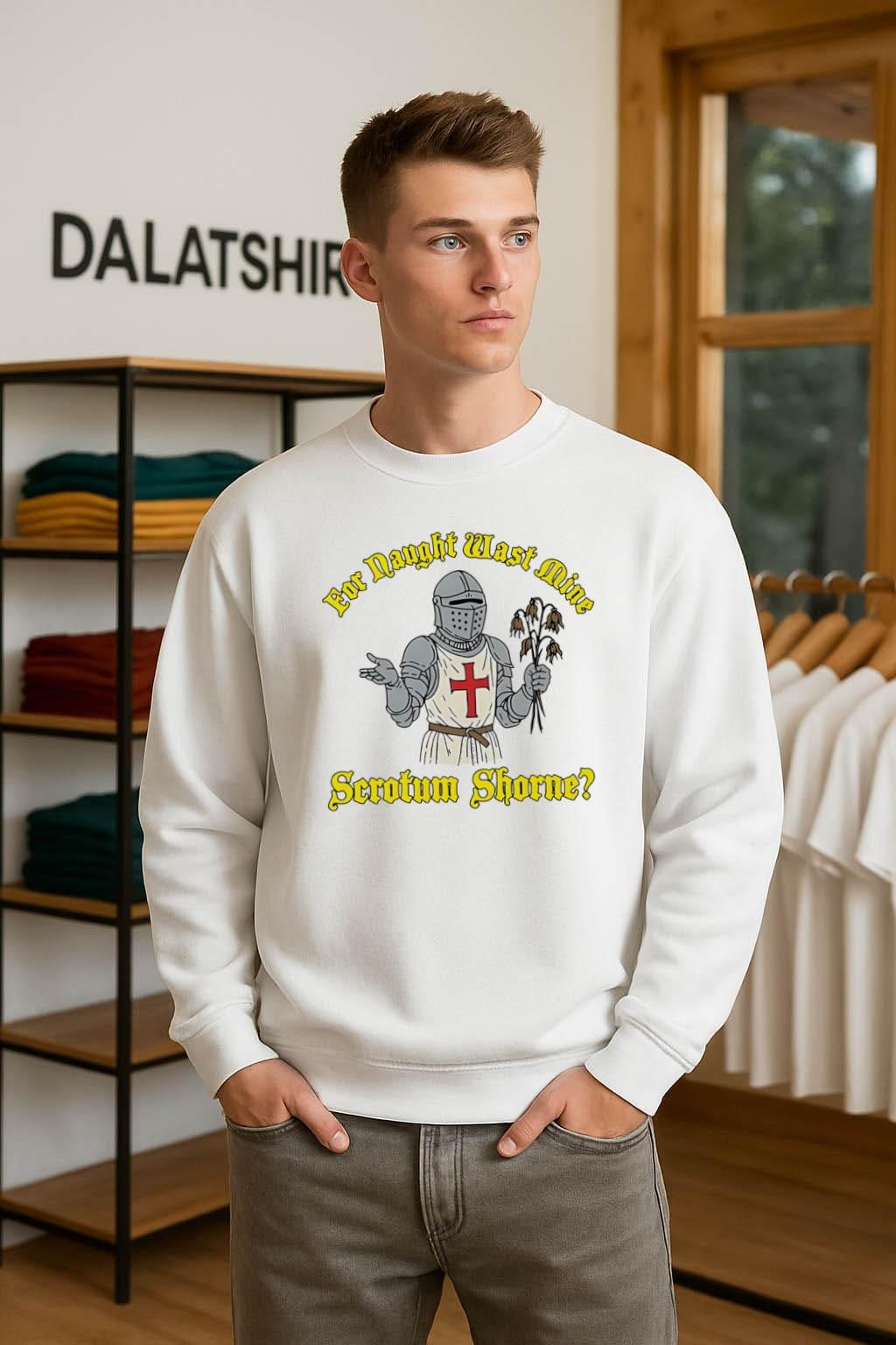For Naught Wast Mine Scrotum Shorne Knight Holding Dead Flowers shirt