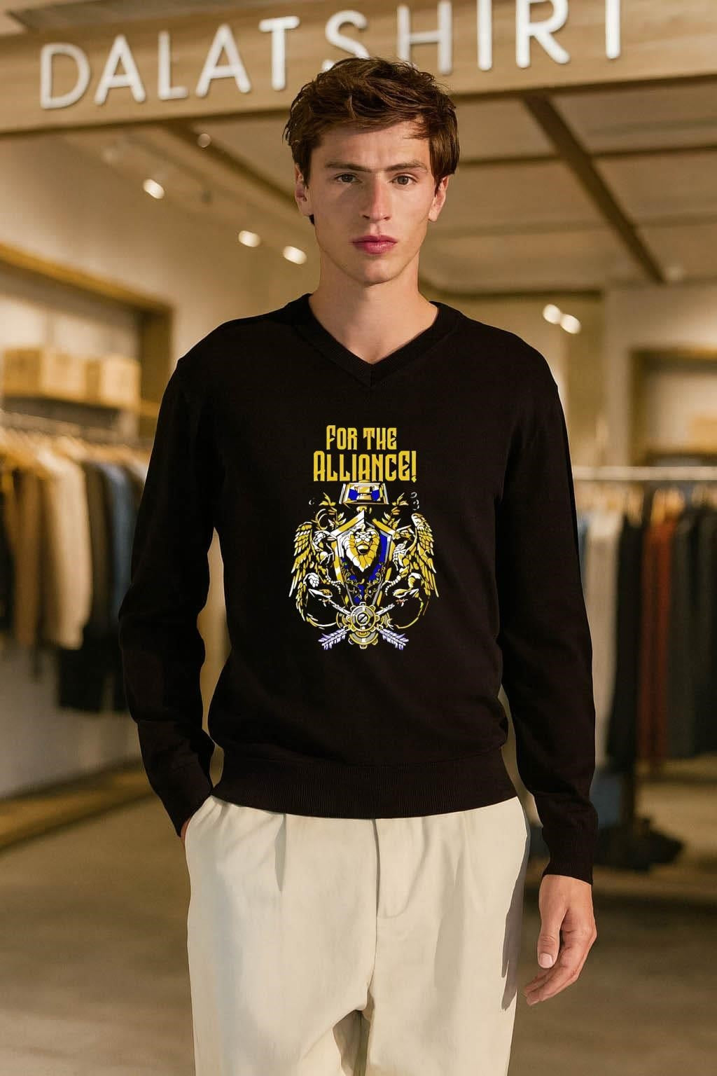 For The Alliance Lion Crest Gold Logo shirt