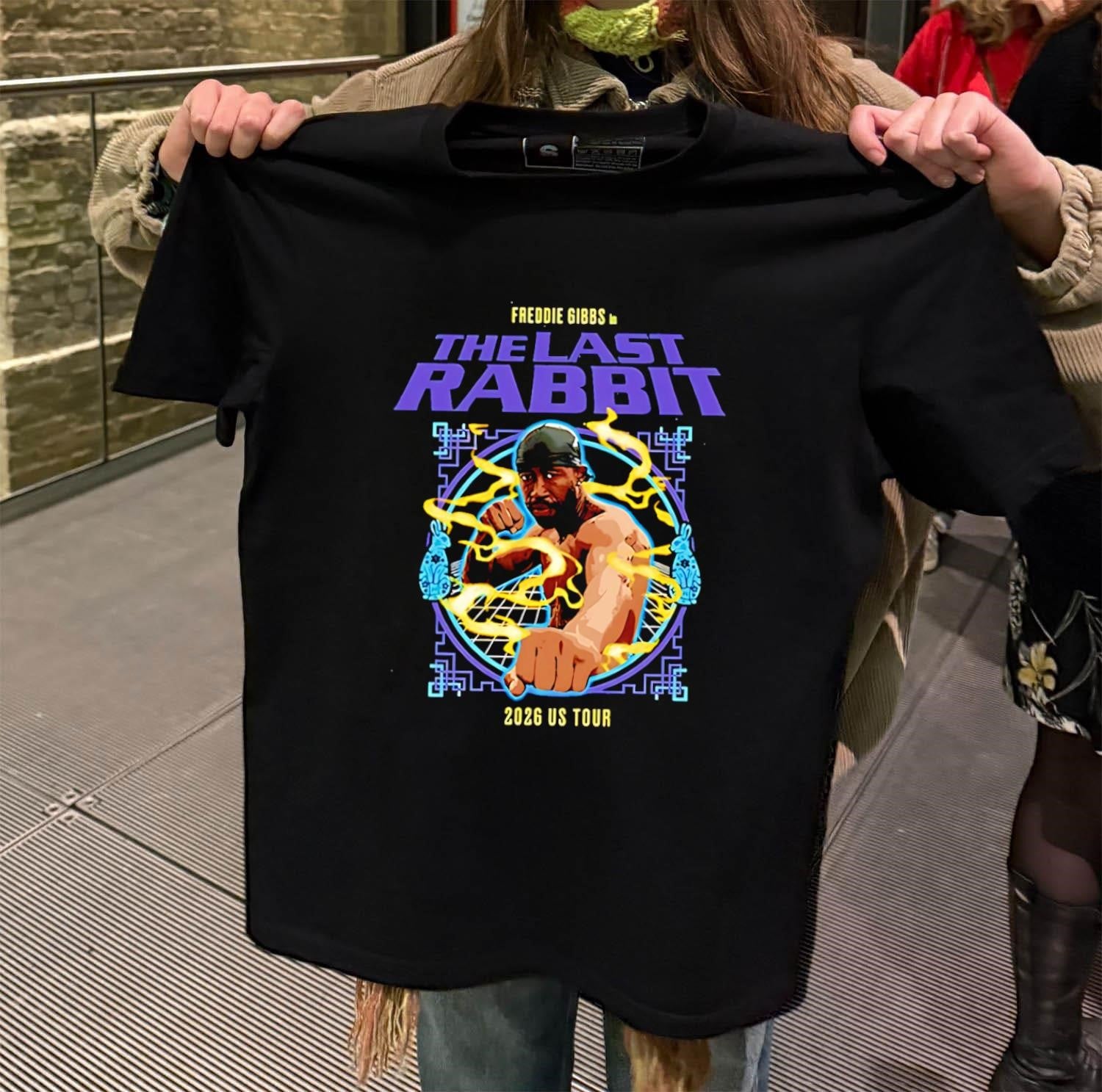 Freddie Gibbs The Last Rabbit 2026 US Tour Lightning shirt