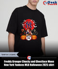 Freddy Krueger Chucky and Ghostface Moon New York Yankees MLB Halloween 2025 shirt