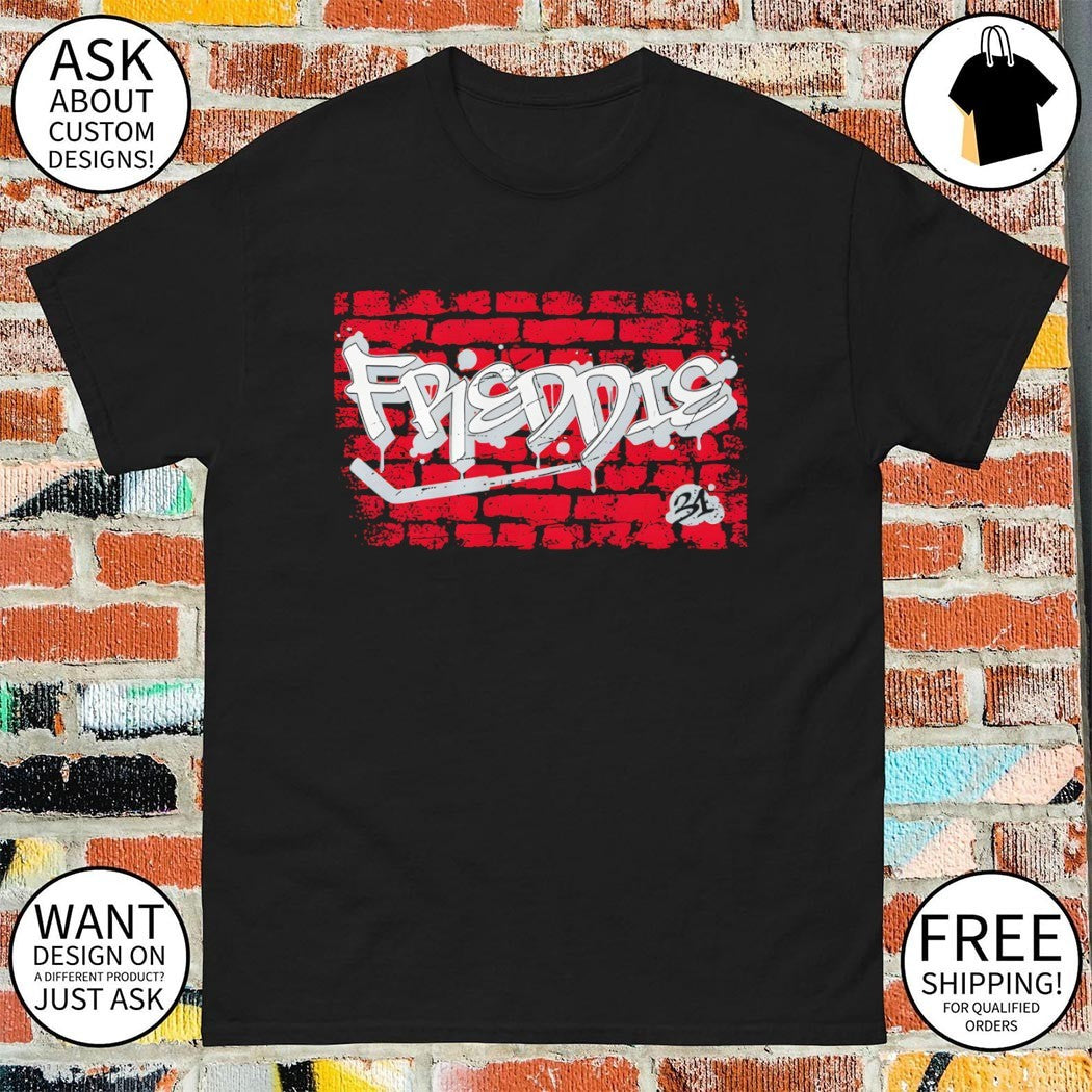 Frederik Andersen Carolina Hurricane Hockey Brick Wall Freddie shirt