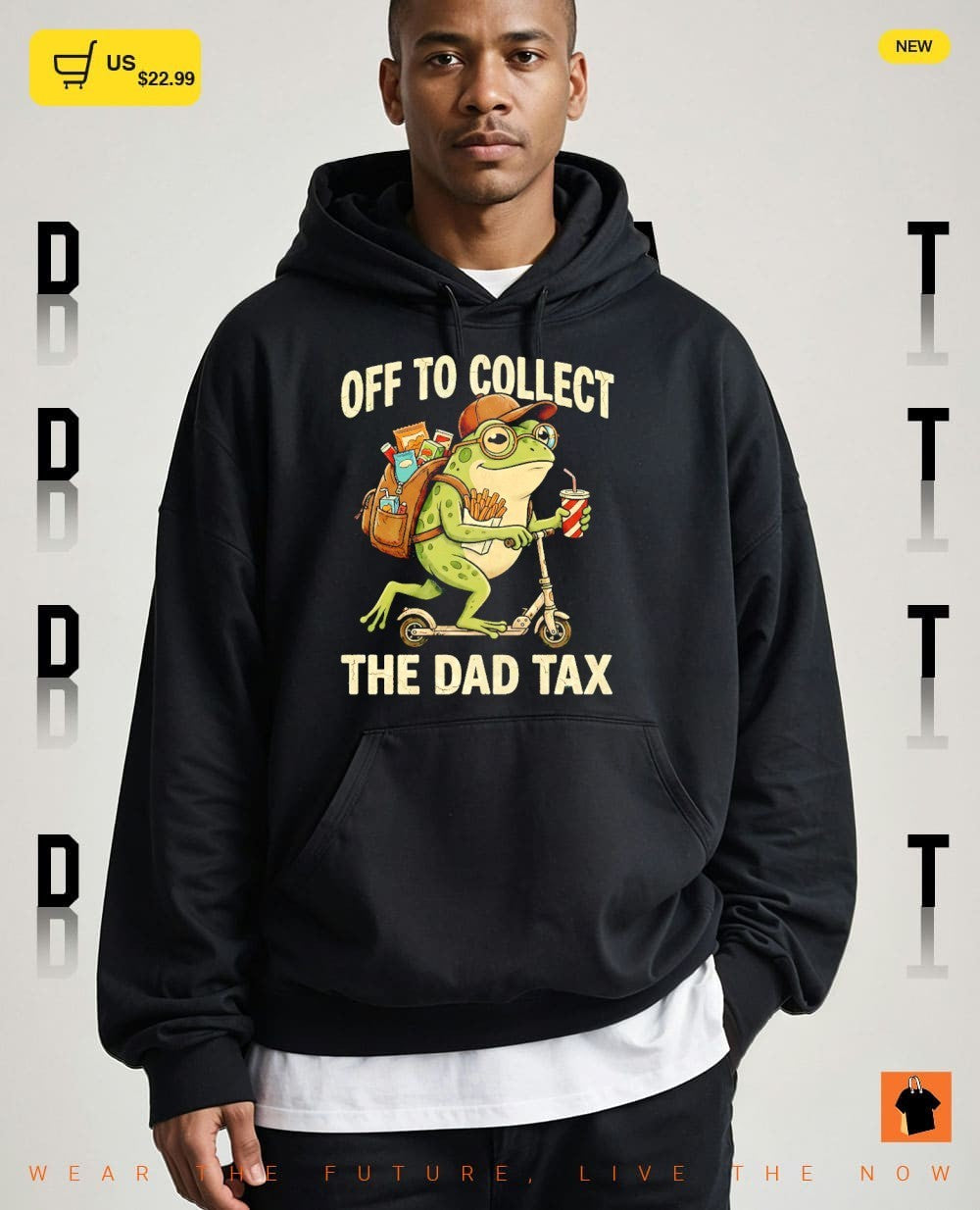 Frog Dad off to collect the Dad tax Father’s Day shirt
