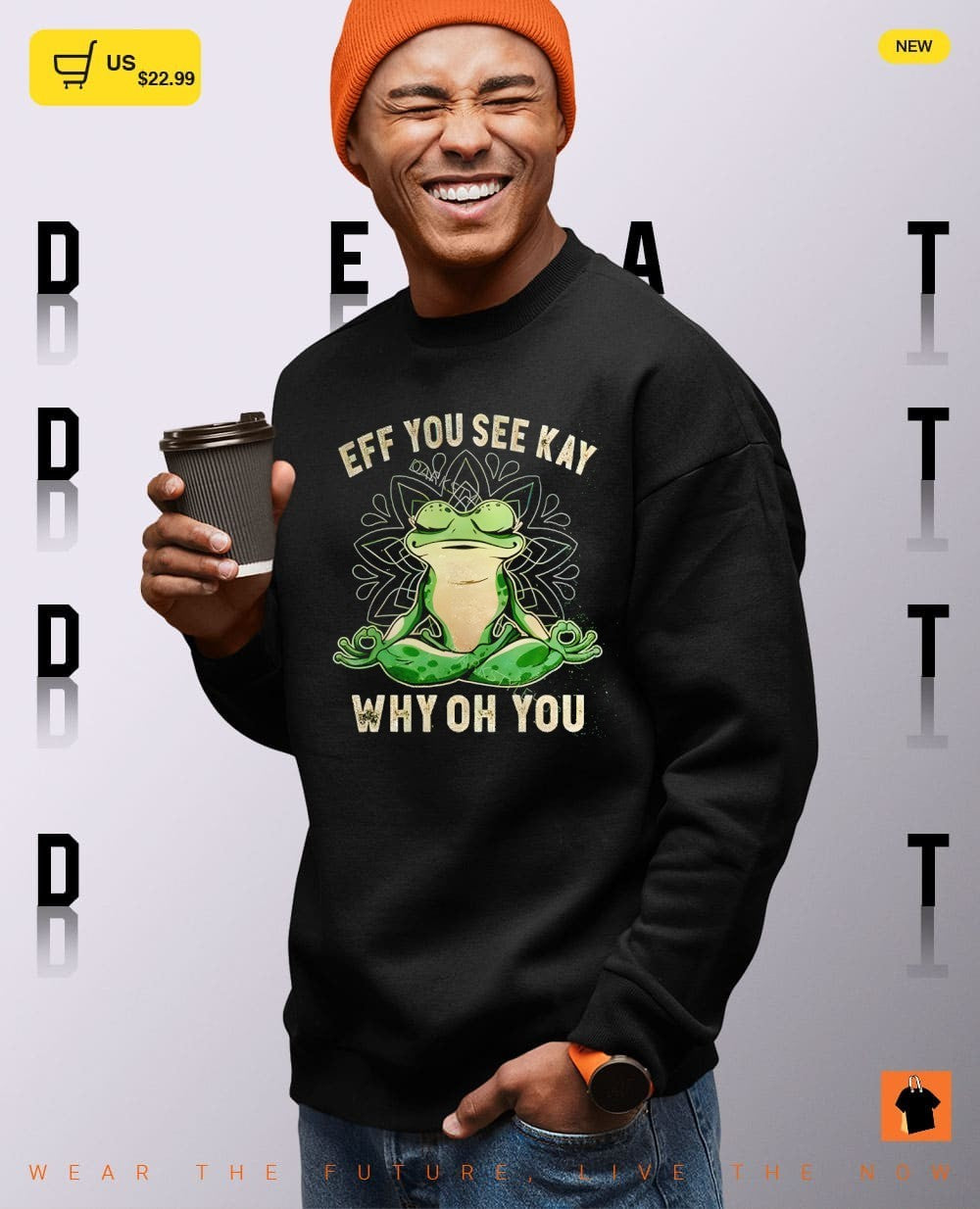 Frog yoga eff you see kay why oh you shirt