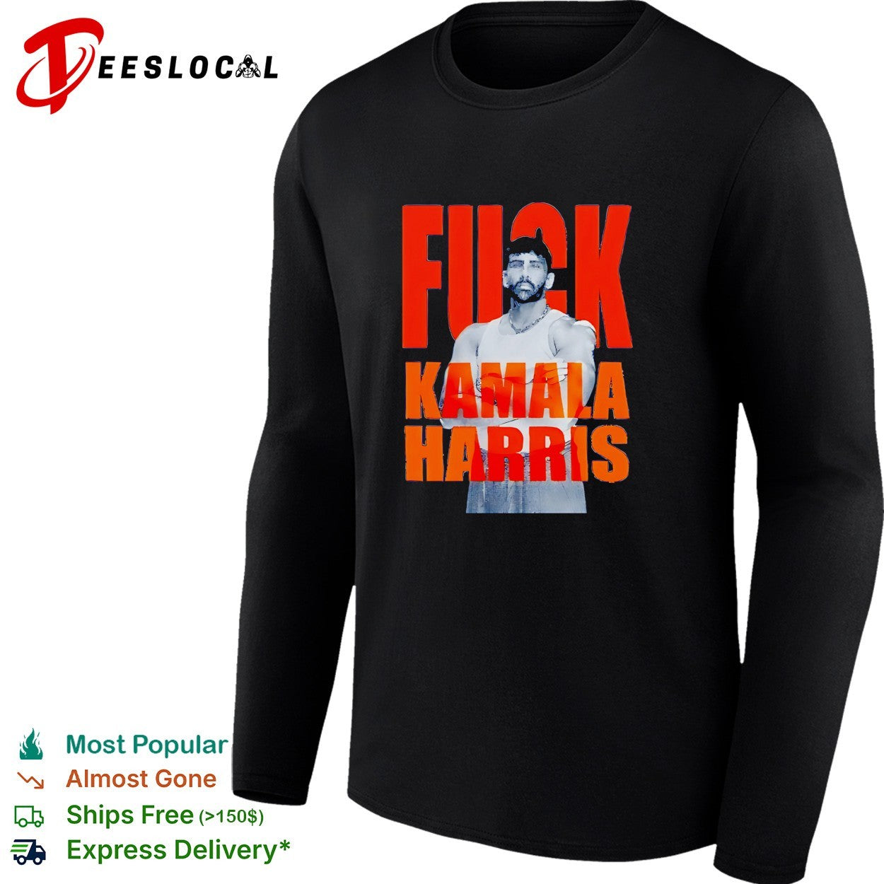 Fuck Kamala Harris Political Hasan Piker Anti Kamala Harris shirt
