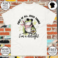 Funny Christian Frog First of All Jesus Thinks I’m A Delight shirt