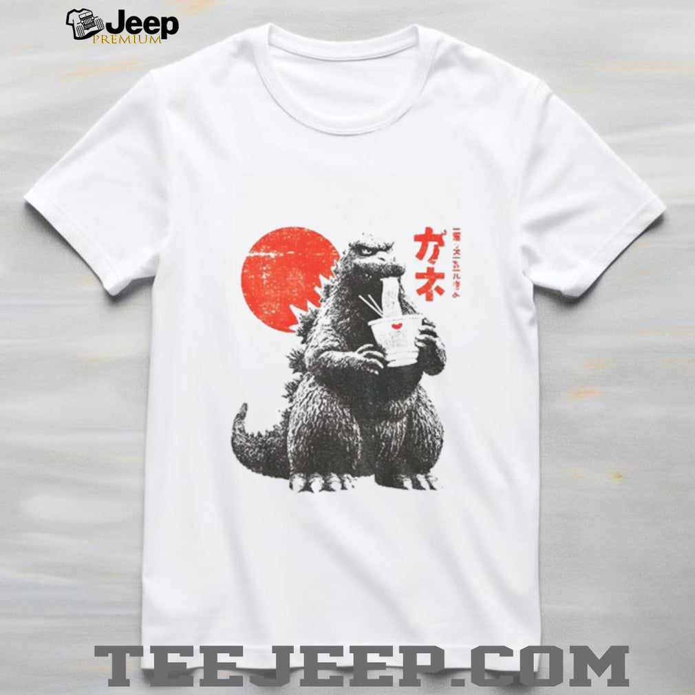 Funny Godzilla Ramen Japanese Food Lover shirt