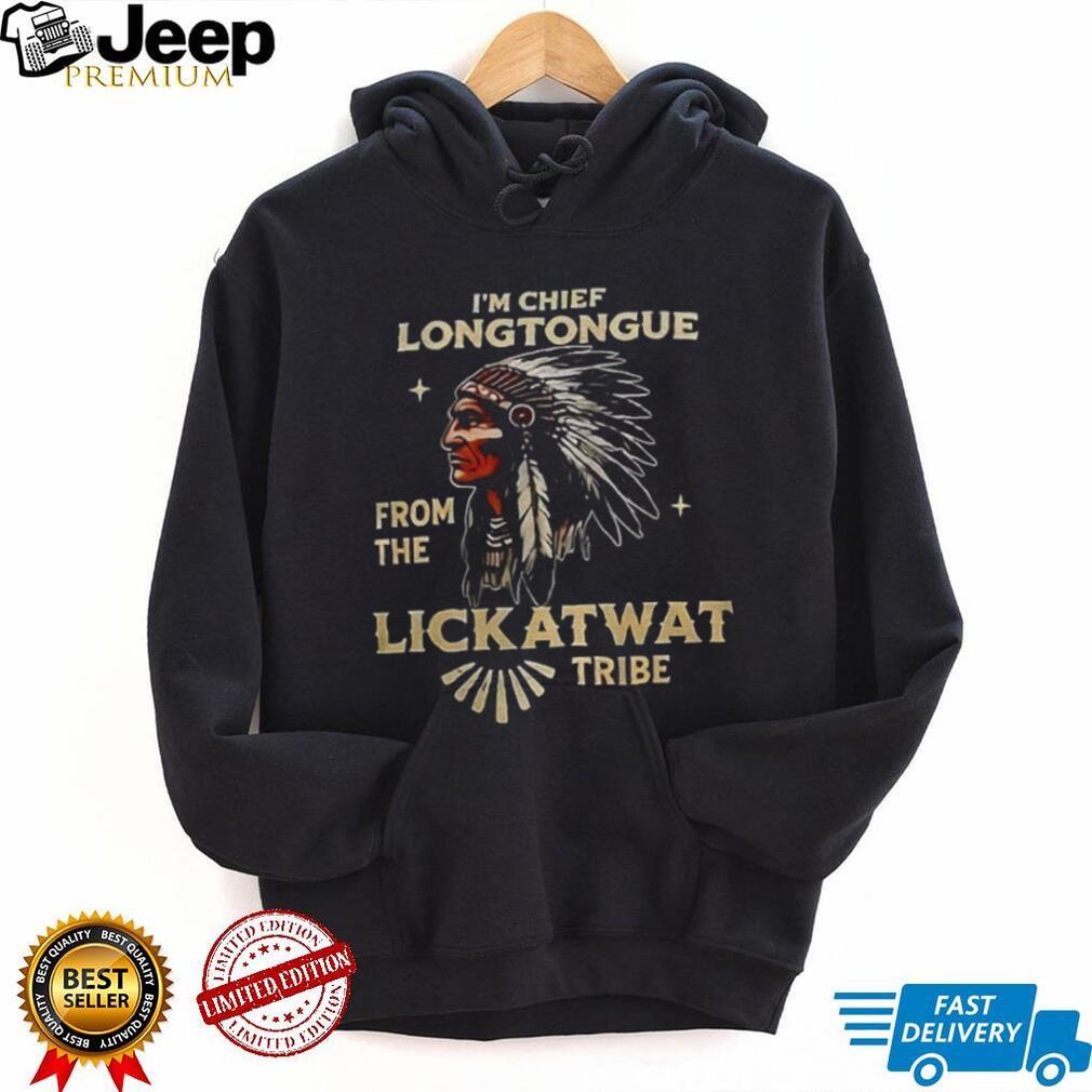 Funny Native American Chief Longtongue Tribe Graphic Shirt