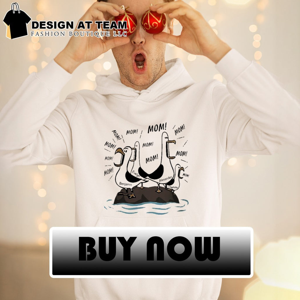 Funny seagull mom island chaos graphic shirt