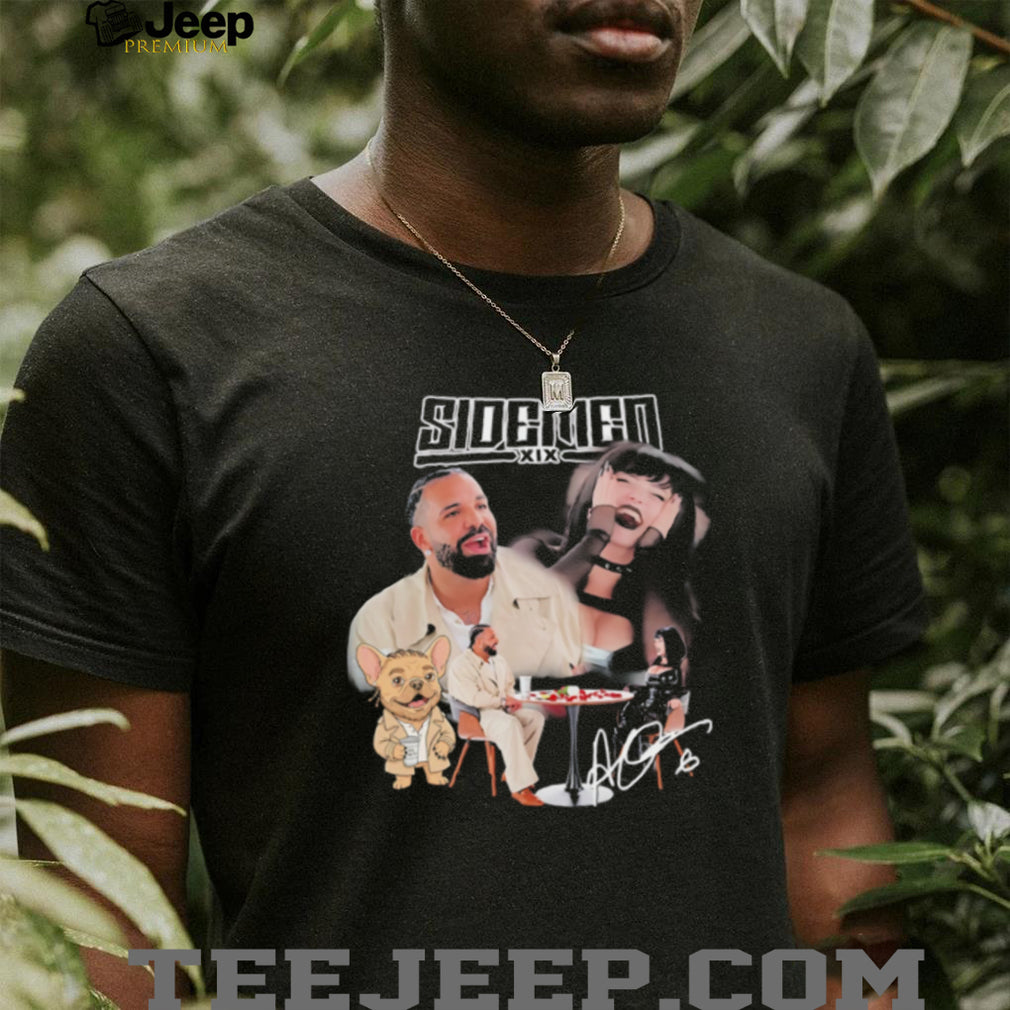 Drake and Goth Girl on the table graphic shirt