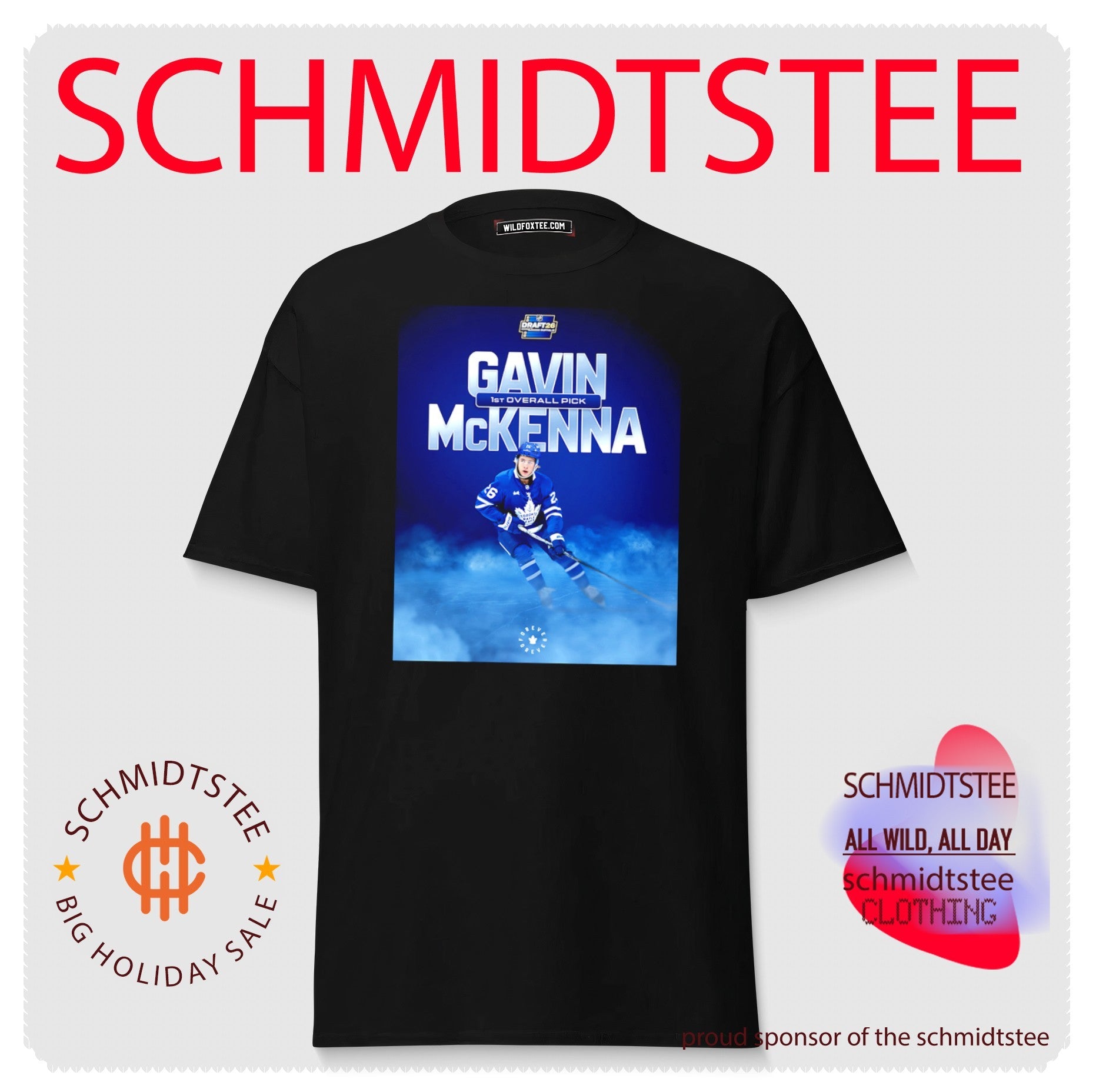 Gavin McKenna 1st Overall Pick Toronto Maple Leafs 2026 NHL Draft shirt