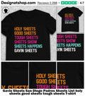 Gavin Sheets San Diego Padres Sheets List holy sheets good sheets tough sheets shirt