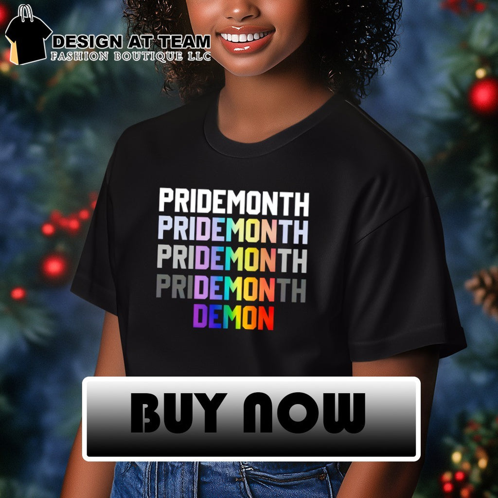 Gay Pride Month Demon repeat shirt