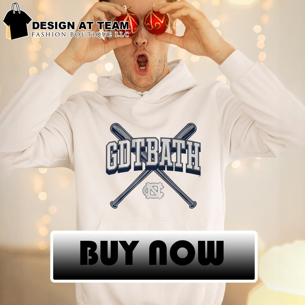 Gdtbath North Carolina Tar Heels Baseball MLB logo shirt