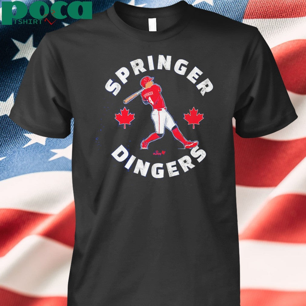 George Springer Canada Day Dingers shirt