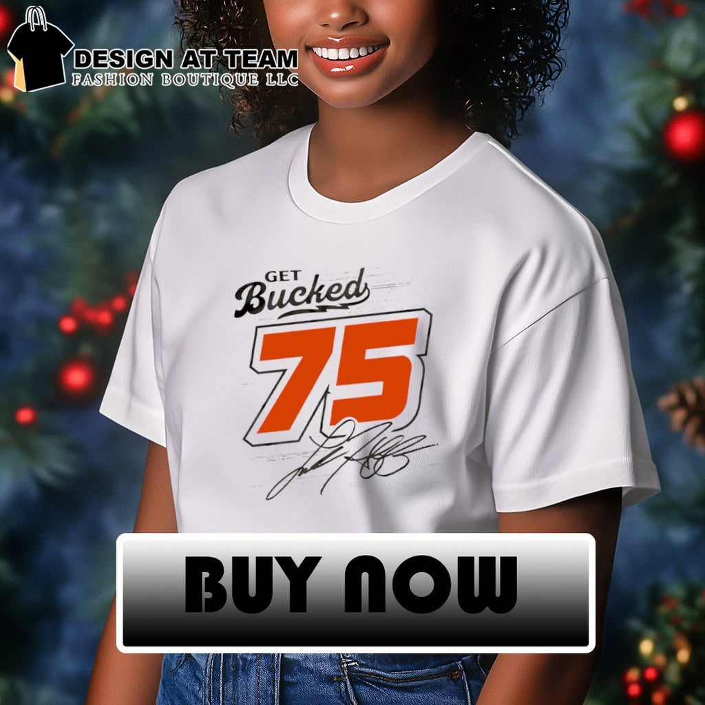 Get Bucked 75 Landon Huffman Broken Antler Flavored Whiskey Racing signature shirt