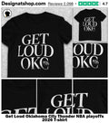 Get Loud Oklahoma City Thunder NBA playoffs 2026 shirt