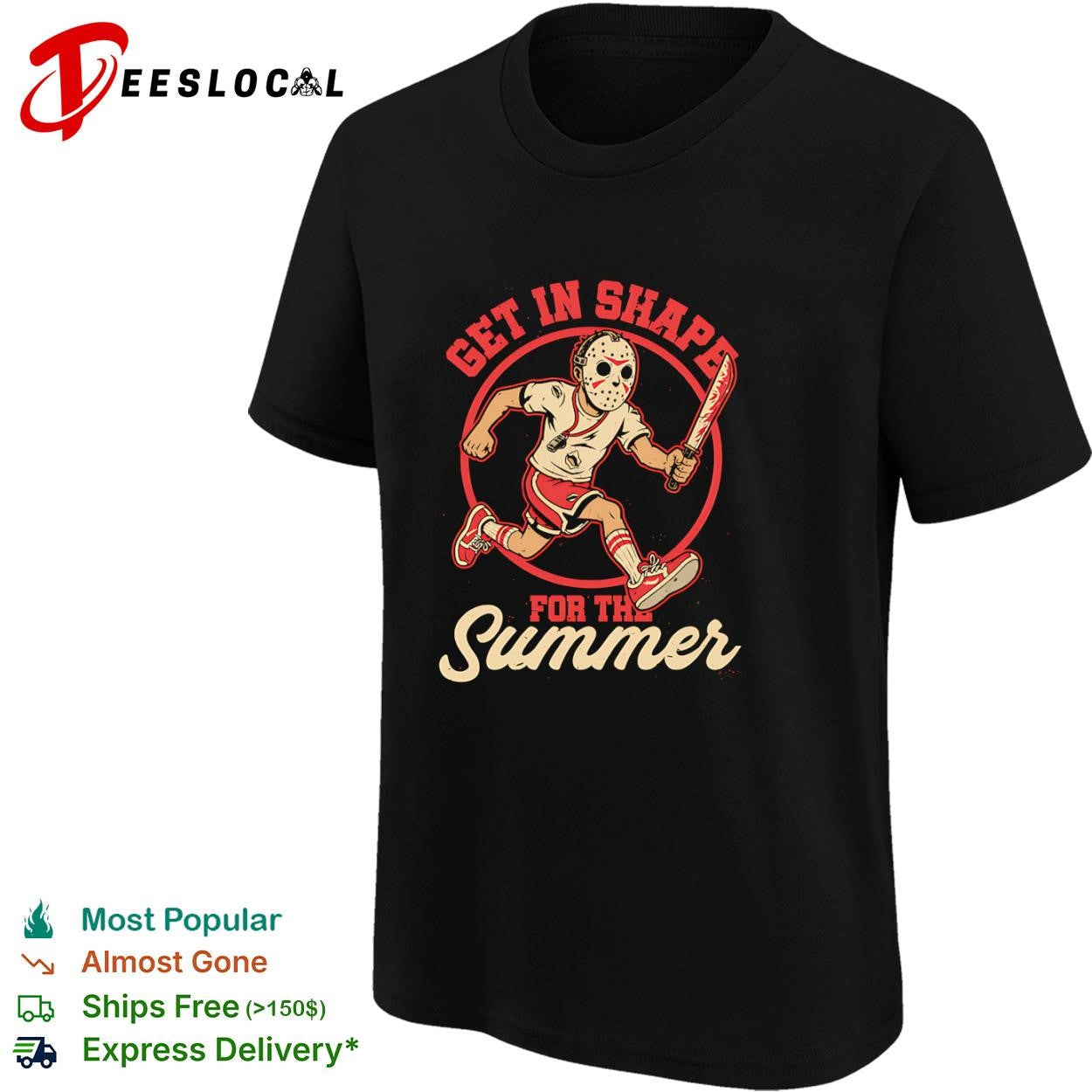 Get in shape for the summer Jason Voorhees and Friday the 13th shirt