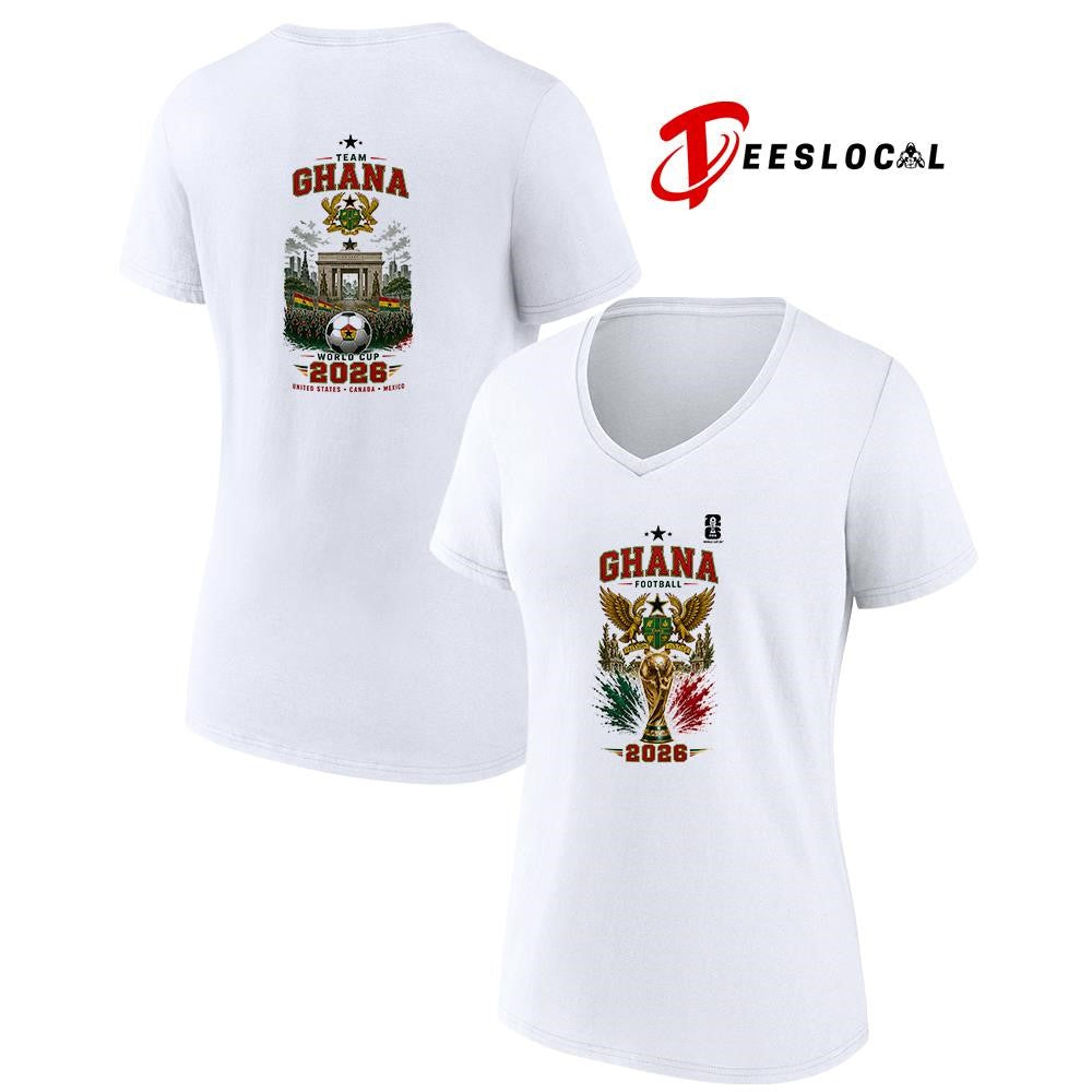 Ghana World Cup trophy graphic shirt