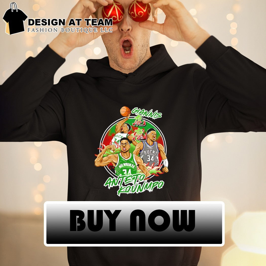 Giannis Antetokounmpo Milwaukee Bucks graphic shirt